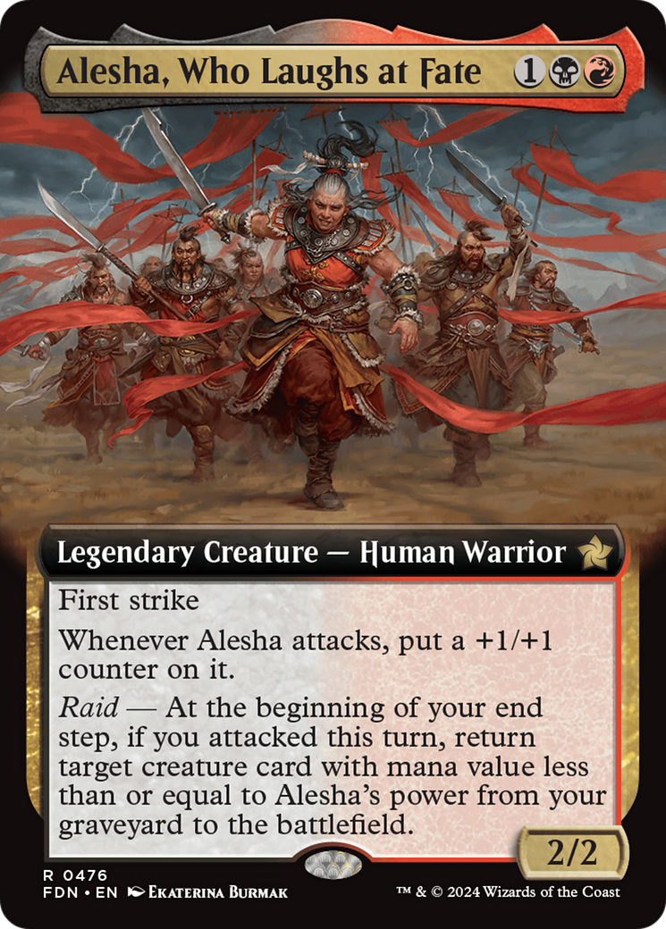 Alesha, Who Laughs at Fate (FDN-476) - Foundations: (Extended Art)