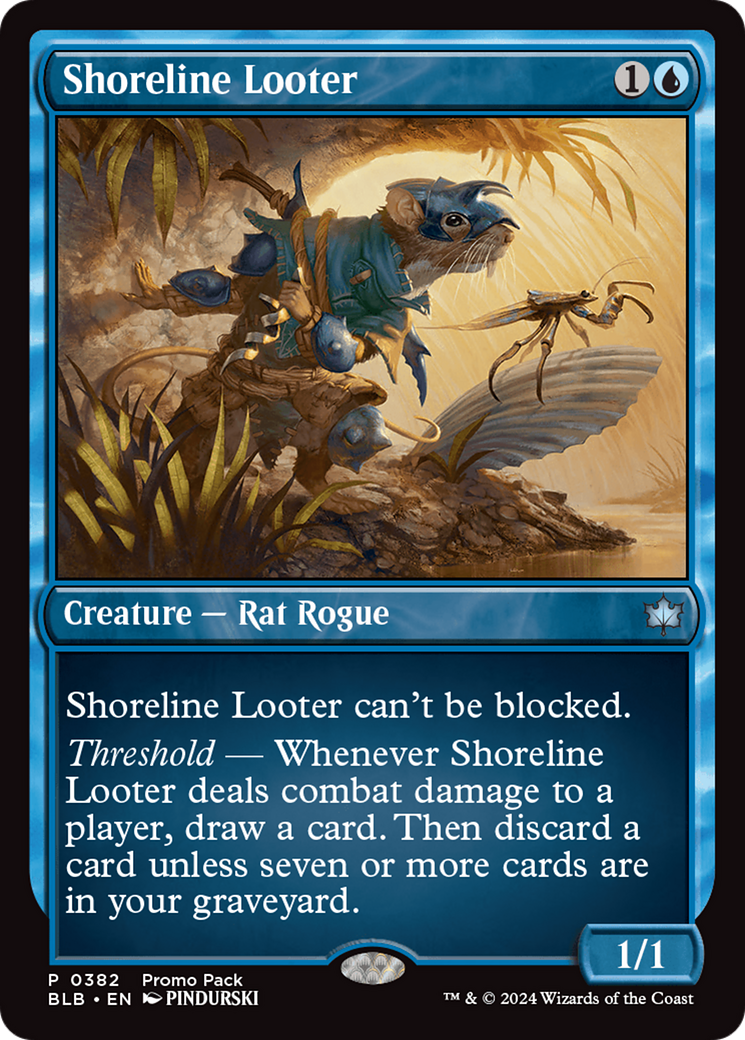 Shoreline Looter (PPBLB-382) - Bloomburrow Foil
