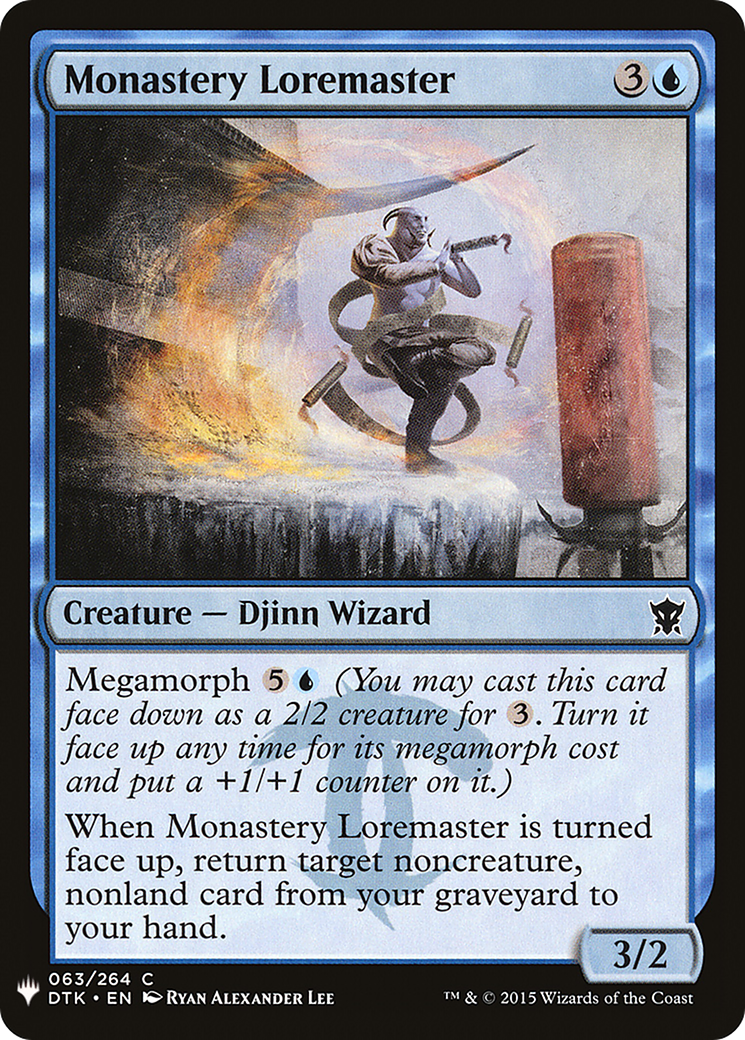 Monastery Loremaster (LIST-DTK-63) - The List