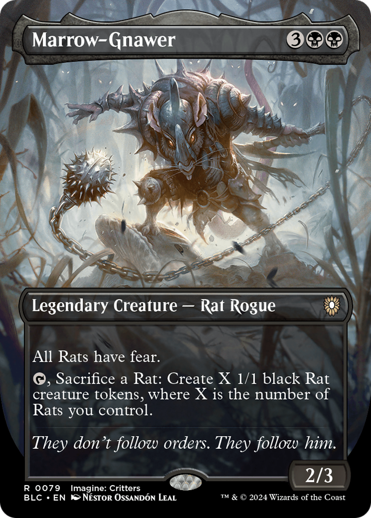 Marrow-Gnawer (BLC-079) - Bloomburrow Commander (Borderless) Foil