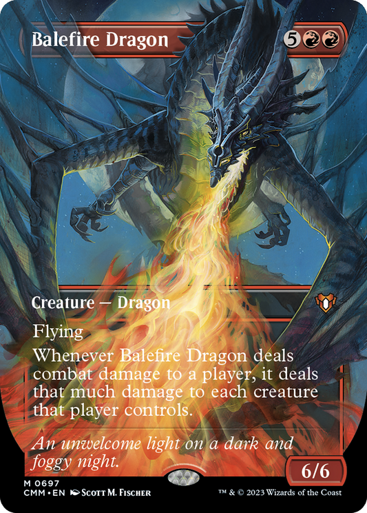 Balefire Dragon (CMM-697) - Commander Masters (Borderless) Foil