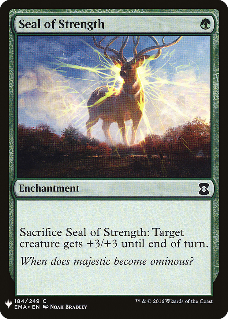 Seal of Strength (LIST-EMA-184) - The List