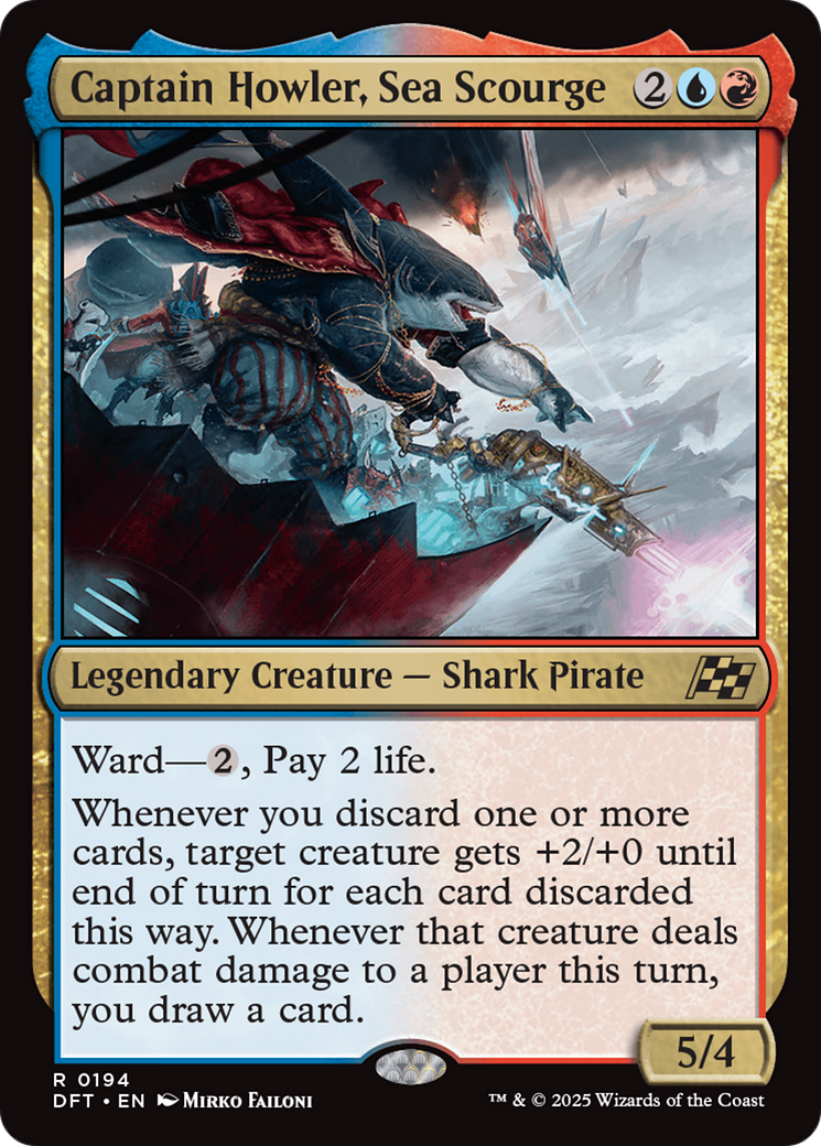Captain Howler, Sea Scourge (DFT-194) - Aetherdrift