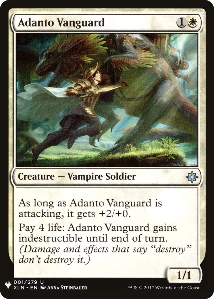 Adanto Vanguard (LIST-XLN-1) - The List