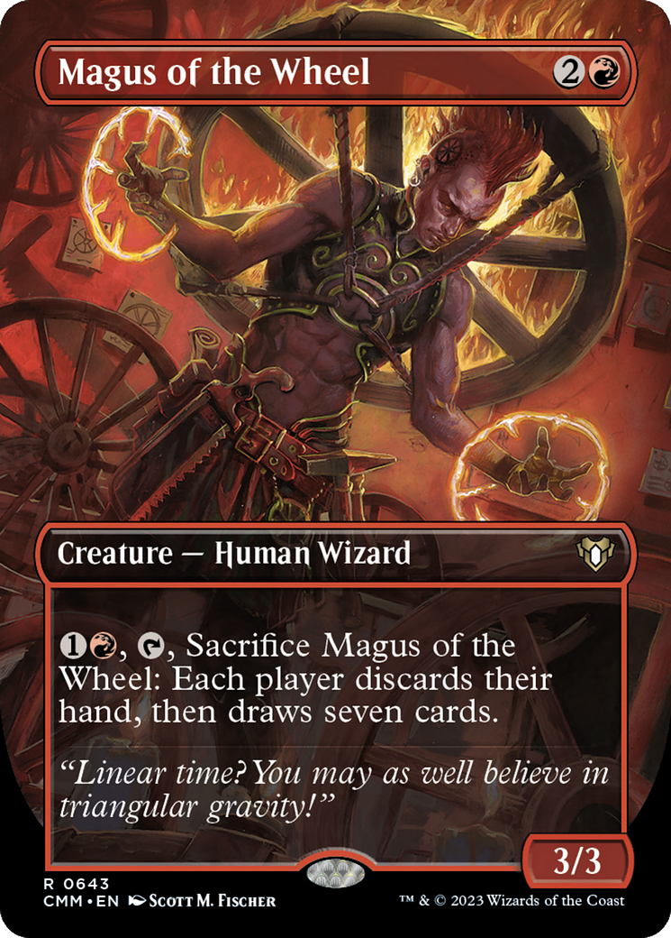 Magus of the Wheel (CMM-643) - Commander Masters (Borderless) Foil