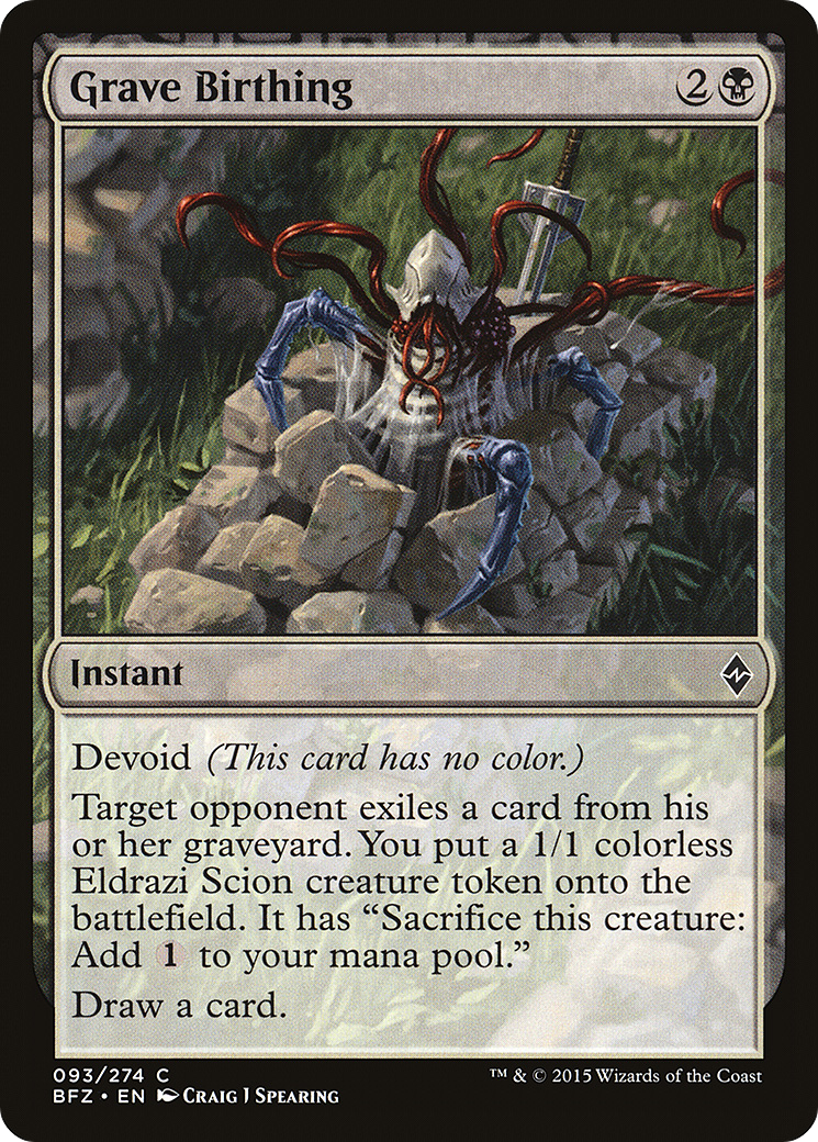 Grave Birthing (BFZ-093) - Battle for Zendikar: (devoid)