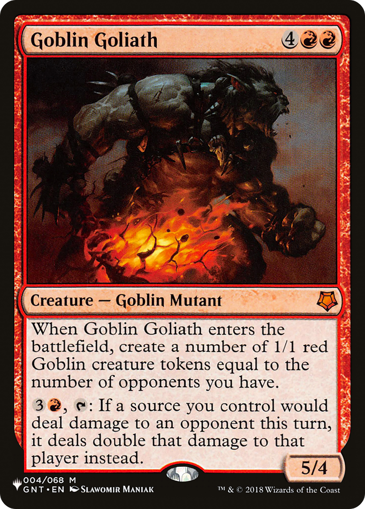Goblin Goliath (LIST-GNT-4) - The List