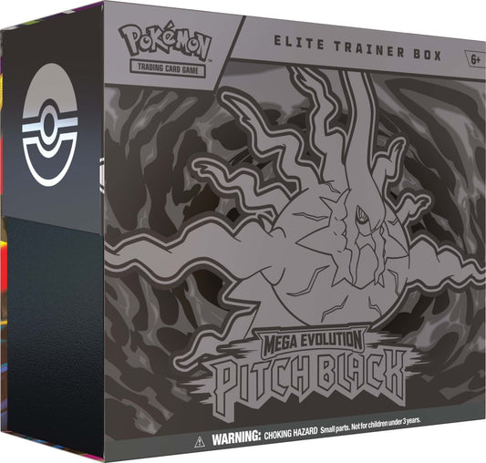 PREORDER! Pokémon TCG: Mega Evolution Pitch Black Elite Trainer Box