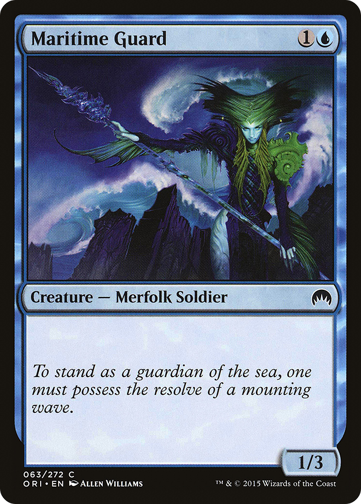 Maritime Guard (ORI-063) - Magic Origins Foil