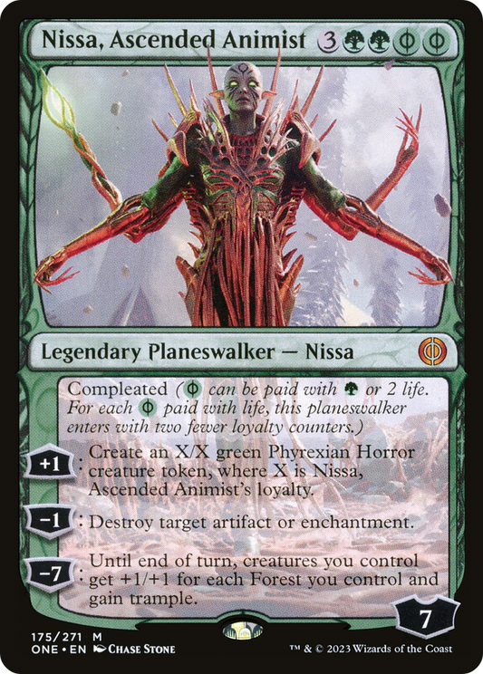 Nissa, Ascended Animist (ONE-175) - Phyrexia: All Will Be One