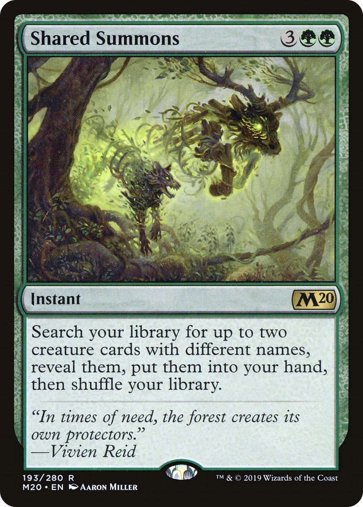 Shared Summons (M20-193) - Core Set 2020