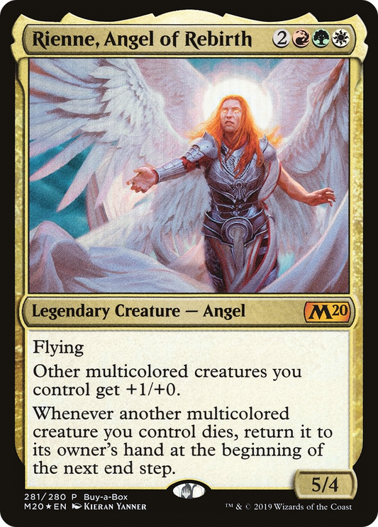 Rienne, Angel of Rebirth (BABP-281) - Core Set 2020 Foil