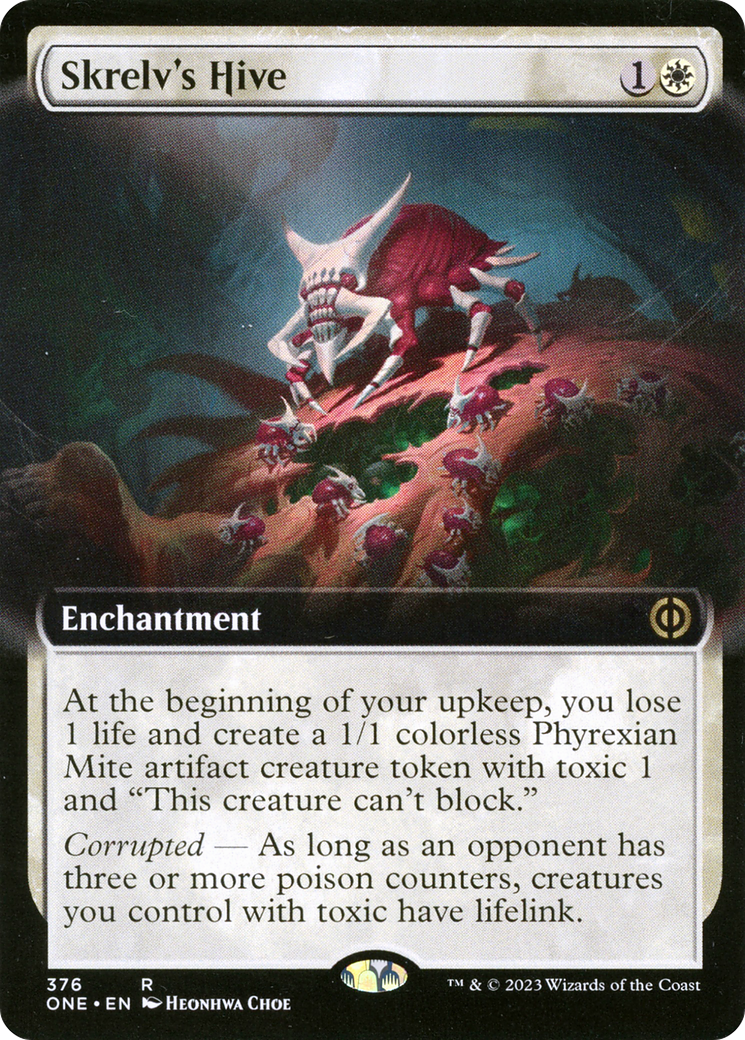 Skrelv's Hive (ONE-376) - Phyrexia: All Will Be One: (Extended Art) Foil