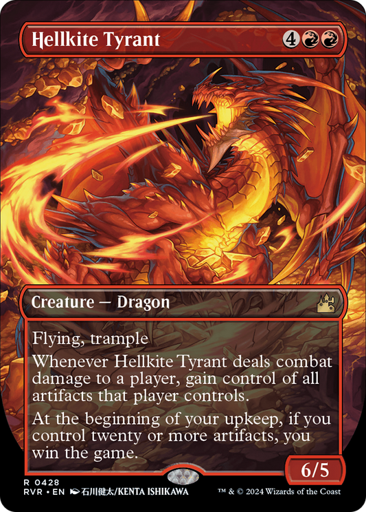 Hellkite Tyrant (RVR-428) - Ravnica Remastered (Borderless)