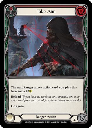 Take Aim (Red) (ARC054) - Arcane Rising 1st Edition