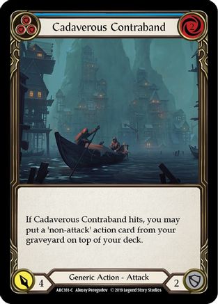 Cadaverous Contraband (Blue) (ARC181) - Arcane Rising Unlimited Edition