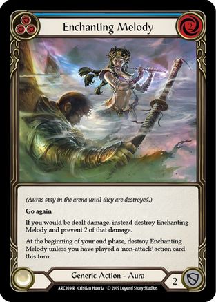Enchanting Melody (Blue) (ARC169) - Arcane Rising 1st Edition Rainbow Foil