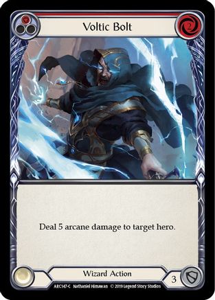 Voltic Bolt (Red) (ARC147) - Arcane Rising 1st Edition