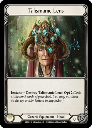 Talismanic Lens (ARC151) - Arcane Rising Unlimited Edition Rainbow Foil
