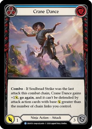 Crane Dance (Blue) (CRU059) - Crucible of War 1st Edition