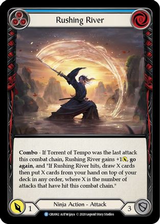 Rushing River (Blue) (CRU062) - Crucible of War 1st Edition