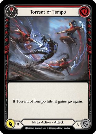 Torrent of Tempo (Red) (CRU069) - Crucible of War Unlimited Edition Rainbow Foil