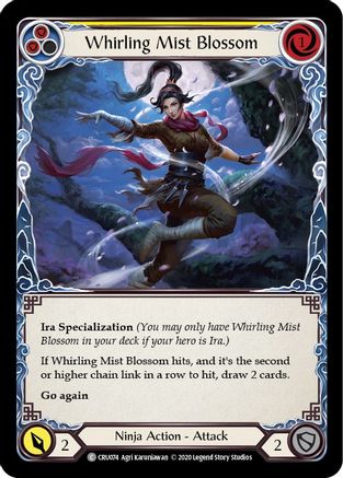 Whirling Mist Blossom (CRU074) - Crucible of War Unlimited Edition