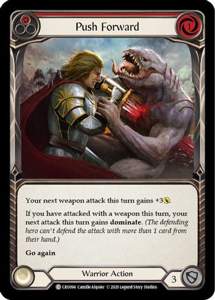 Push Forward (Red) (CRU094) - Crucible of War Unlimited Edition