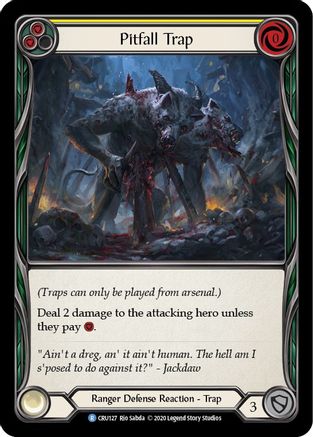 Pitfall Trap (CRU127) - Crucible of War Unlimited Edition