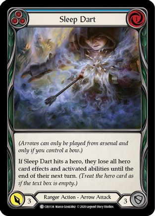 Sleep Dart (Blue) (CRU134) - Crucible of War Unlimited Edition Rainbow Foil