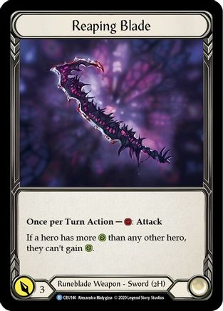 Reaping Blade (CRU140) - Crucible of War 1st Edition