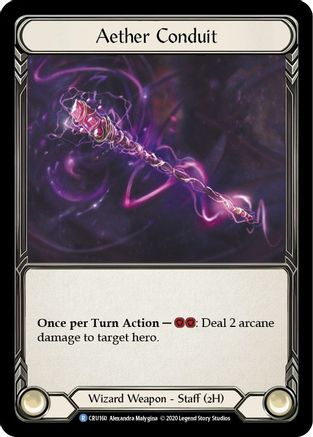 Aether Conduit (CRU160) - Crucible of War Unlimited Edition Rainbow Foil