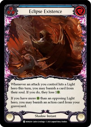 Eclipse Existence (MON218) - Monarch Unlimited Edition Rainbow Foil