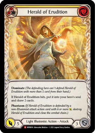 Herald of Erudition (MON004) - Monarch Unlimited Edition Rainbow Foil