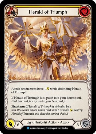 Herald of Triumph (Yellow) (MON009) - Monarch 1st Edition
