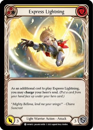Express Lightning (Yellow) (MON052) - Monarch 1st Edition