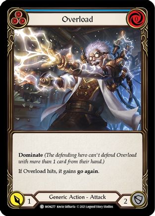 Overload (Blue) (MON277) - Monarch 1st Edition