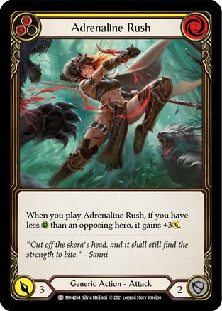 Adrenaline Rush (Yellow) (MON264) - Monarch Unlimited Edition
