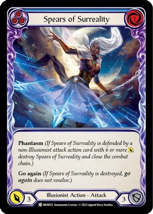 Spears of Surreality (Blue) (MON103) - Monarch 1st Edition