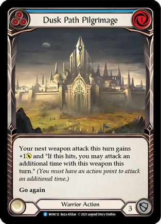 Dusk Path Pilgrimage (Blue) (MON112) - Monarch 1st Edition