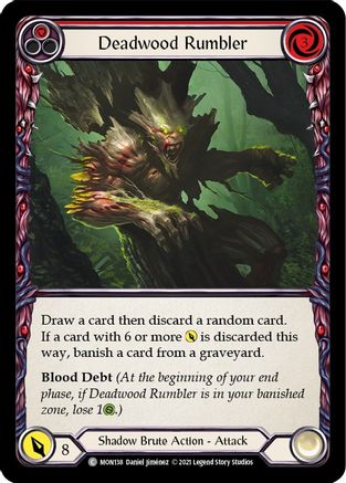 Deadwood Rumbler (Red) (MON138) - Monarch 1st Edition
