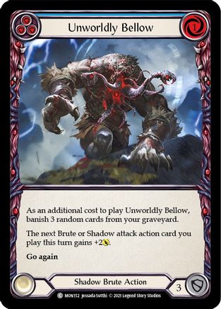 Unworldly Bellow (Blue) (MON152) - Monarch Unlimited Edition