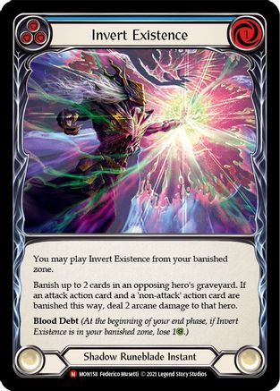 Invert Existence (MON158) - Monarch 1st Edition Rainbow Foil