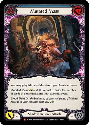 Mutated Mass (MON191) - Monarch 1st Edition Rainbow Foil