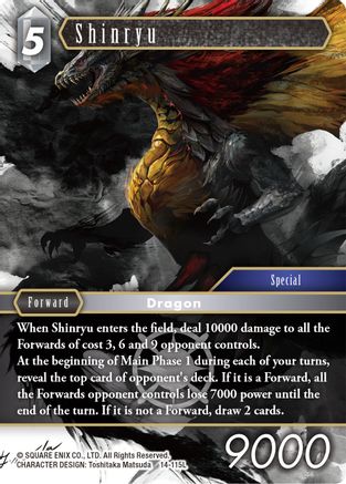 Shinryu (14-115L) - Opus XIV Crystal Abyss Foil