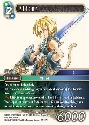 Zidane (14-127H) - Opus XIV Crystal Abyss
