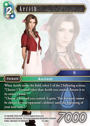 Aerith (14-126C) - Opus XIV Crystal Abyss Foil