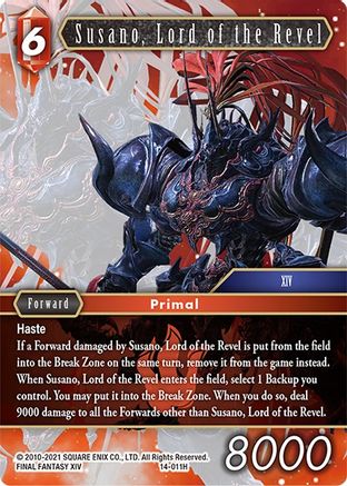 Susano, Lord of the Revel (14-011H) - Opus XIV Crystal Abyss Foil