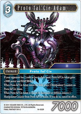 Proto fal'Cie Adam (14-032R) - Opus XIV Crystal Abyss