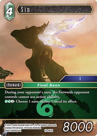 Sin (14-045H) - Opus XIV Crystal Abyss Foil